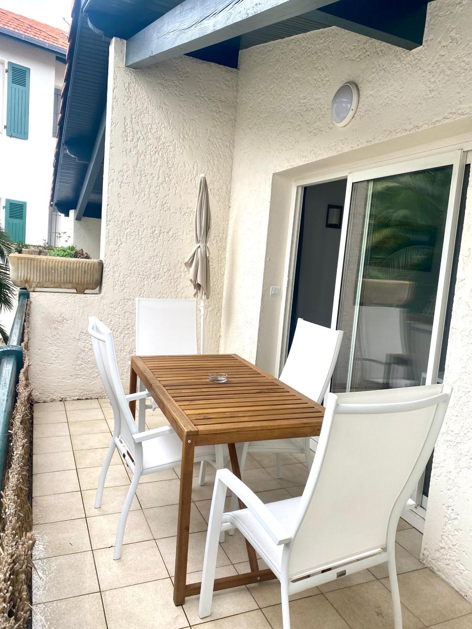 Charming 1 Bedroom Flat, Biarritz Center With Pool And Car Park Экстерьер фото