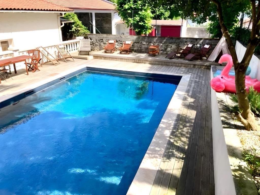 Charming 1 Bedroom Flat, Biarritz Center With Pool And Car Park Экстерьер фото