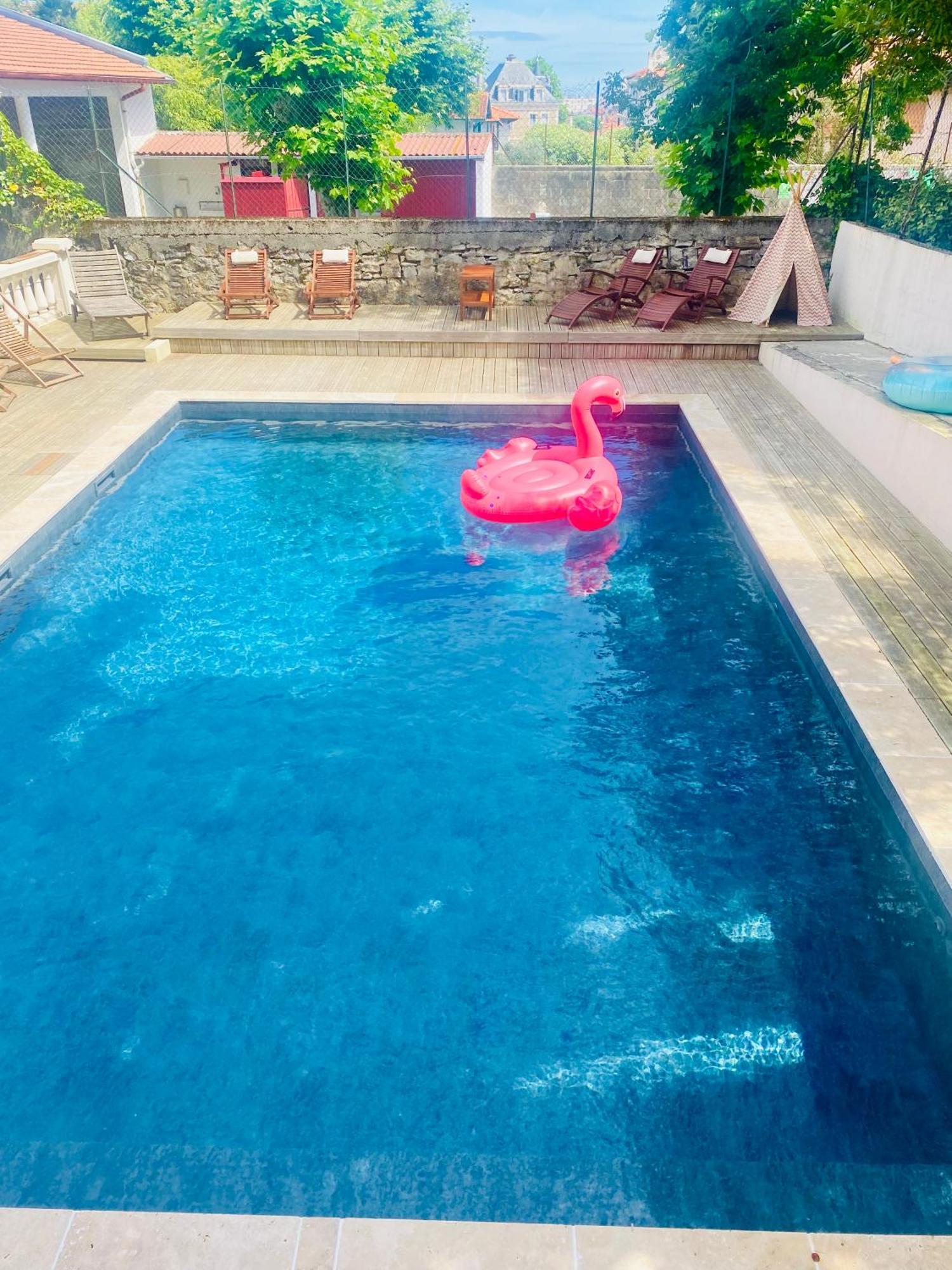 Charming 1 Bedroom Flat, Biarritz Center With Pool And Car Park Экстерьер фото